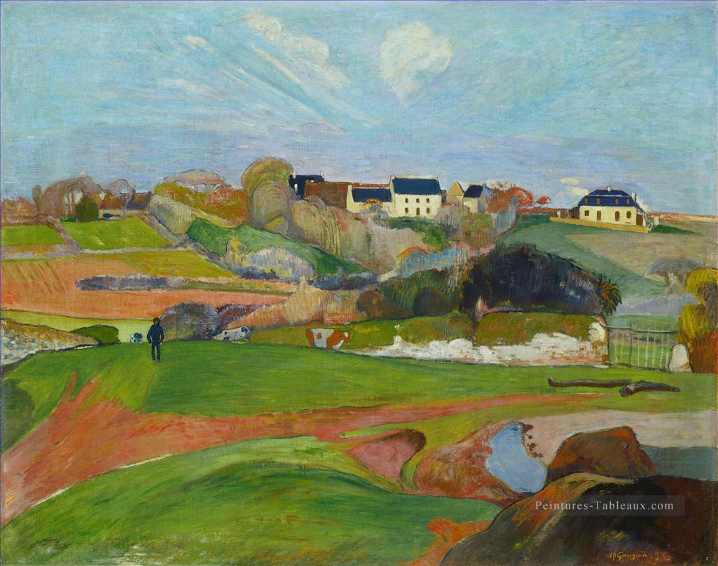 Paysage au Pouldu Paul Gauguin Peintures à l'huile